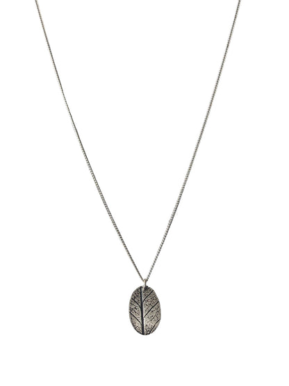 BREATH AND ESSENCE | 'Earthlines Pendant' | sterling silver / 45cm curb chain