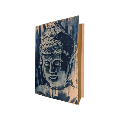 BLUE MUSE | ‘Buddah in my Garden’ | Gift Card | Cyanotype print