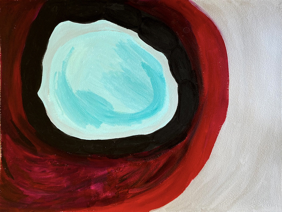 DOROTHY GABORI | 'Stone Fish Traps' | Painting on paper
