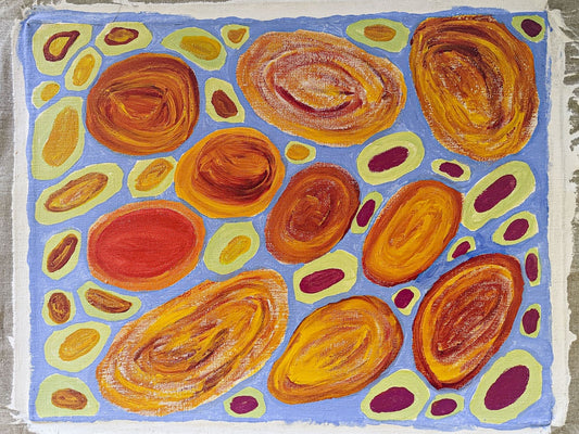 DOROTHY GABORI | ‘Love Rocks’ | Painting / acrylic on Belgian linen