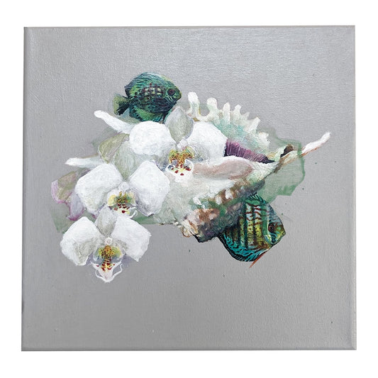 HANNAH MURRAY | 'An Orchid for the Aquarium' | Acrylic on canvas