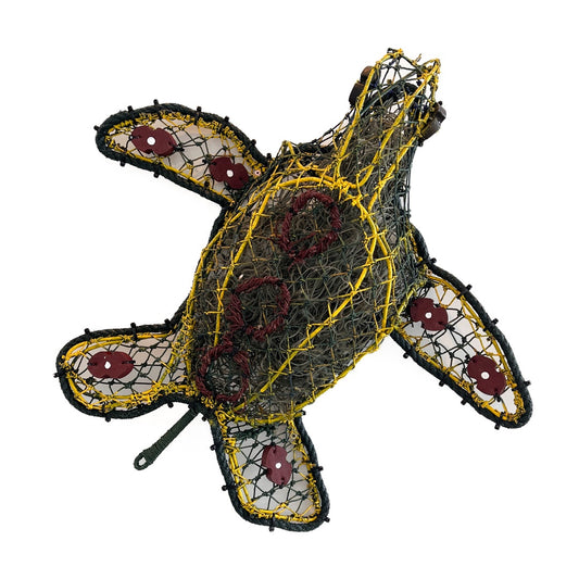 MARLENE NORMAN | 'Minh Permin - Sea Turtle' | Ghost Net Sculpture