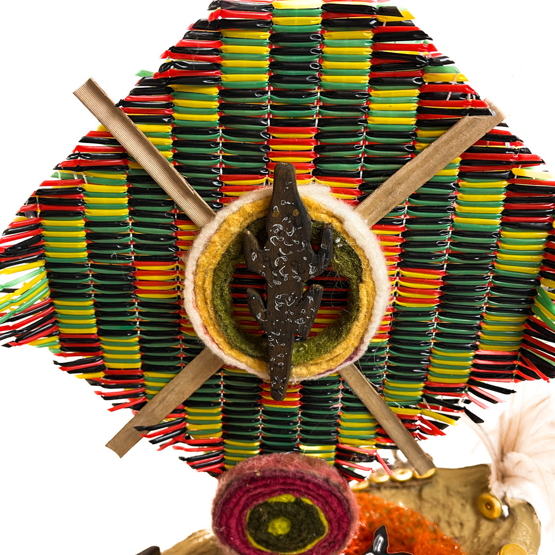 BUNDA ART | 'Memory of Culture VII' | Coconut Boat | Mixed Medium