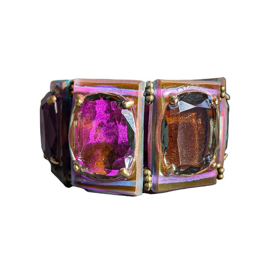 PAUL LESTER | 'Purple Topaz Bracelet' | Mixed media / epoxy resin