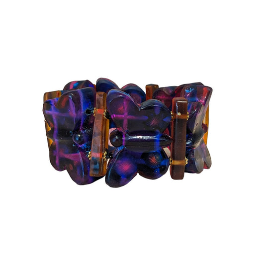 PAUL LESTER | ‘Purple Butterfly Bracelet’ | Mixed media / epoxy resin