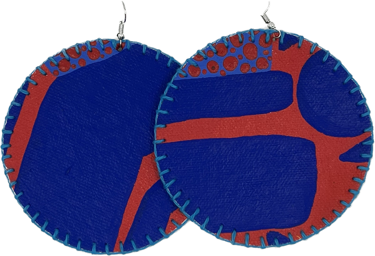 MUMA'NAI | 'Eye's On' | Earrings | Screen-printed / embroidered  cotton | assorted styles