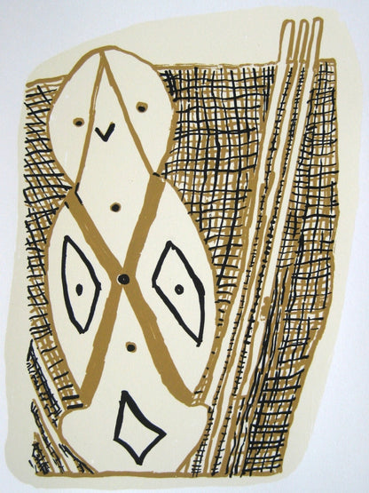 THERESA BEERON | 'Bagu and Jiman with Jawun' | Screen print