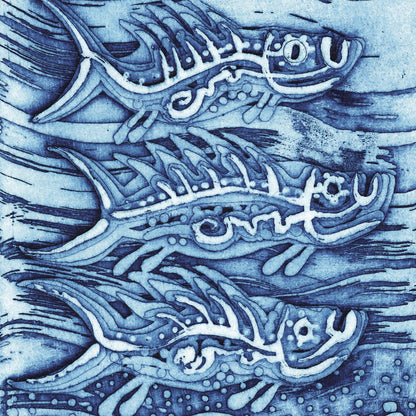 BLAK FLAIR PROJECTS | 'Blue Moon Barra' Wrapping Paper / Arone Meeks