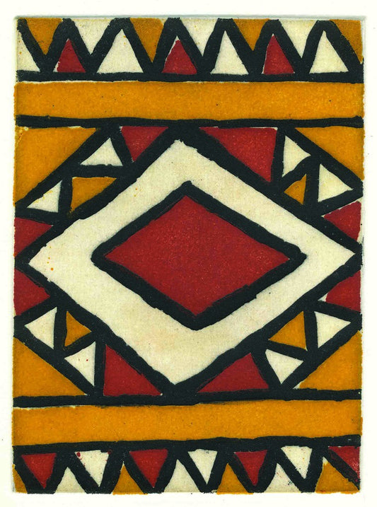 BRIAN UNDERWOOD | 'Yarrabah by the sea' | Etching /  With Matte Board