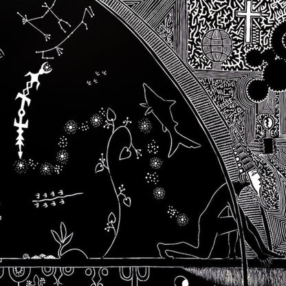 ROBERT TOMMY PAU | 'Time' | 2021 | Linocut print